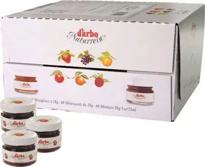 Image de d’arbo 70000035 d’arbo Naturrein Kirsch Konfitüre, 60 St.