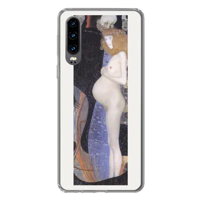Produktbild von MuchoWow® Handyhülle Schutzhülle Hülle für Huawei P30 Hoffnung I - Gustav Klimt Silikon Softcase Handy Hülle - Kartenbesitzer