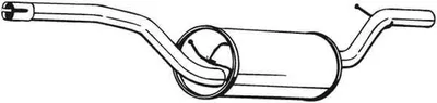 Produktbild von Bosal Mittelschalldämpfer 154-513
