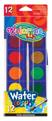 Produktbild von Colorino Aquarellfarben 12 Farben Nr. 14PTR