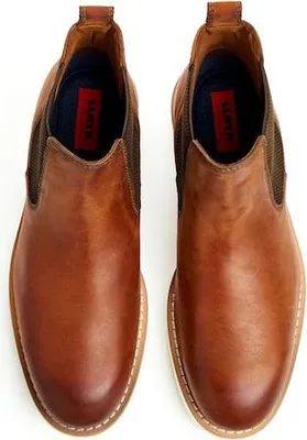Produktbild von Lloyd Damen Stiefeletten in Cognac mit Slip-On Funktion und elastischen Einsätzen