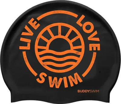 Produktbild von Buddyswim Lls2 Badekappe Orange  Orange One Size