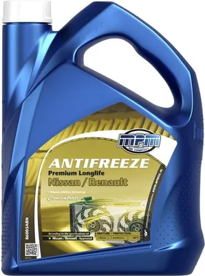 Produktbild von MPM Premium Longlife Renault/Nissan Kühlmittel Kühlerfrostschutz 5L Gelb -40 (50%)°C Antifreeze Konzentrat G13 type D