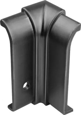 Produktbild von Sockelleiste Edelstahl V2A L250cm 40mm schwarz anthrazit gebürstet Inneneck
