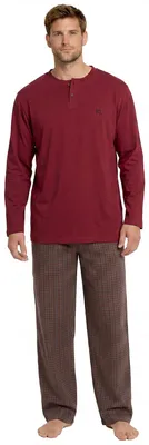 Immagine prodotto di Pigiama uomo Kisses&Love a maniche lunghe in cotone KLP8