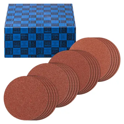 Image de PFERD TOOLS Set de disques auto-agrippants corindon grossier 20 pièces 125 mm A40,60,80,120 pour meuleuses d'angle