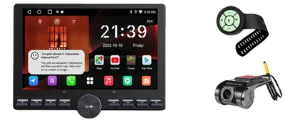 Image de CarPlay, écran de 10 pouces, lecteur multimédia, avecdu DVR
