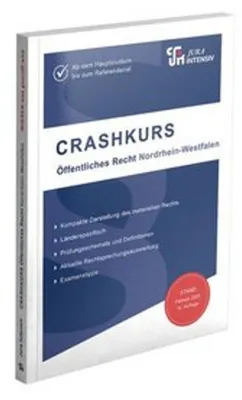 Obrázek produktu pro CRASHKURS Öffentliches Recht - NRW