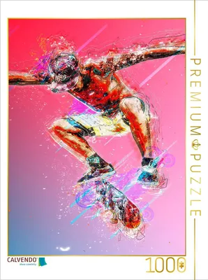 Produktbild von CALVENDO Puzzle Skateboarding | 1000 Teile Lege-Größe 64x48cm Foto-Puzzle für glückliche Stunden