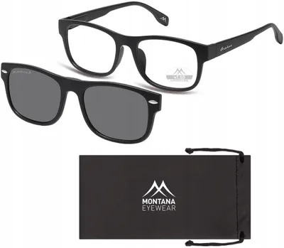 Produktbild von MONTANA Korrektionsbrille mit polarisierter Sonnen-Clip-On +1.00