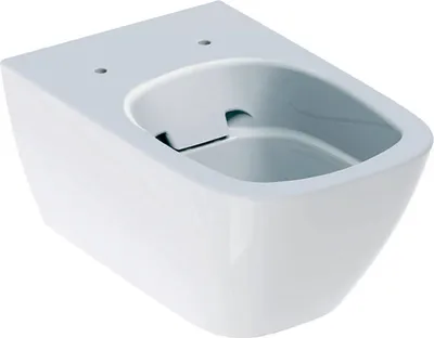 Obrázok produktu pre Geberit Smyle Square závesné WC Umývacia jednotka, bez ráfika, biela