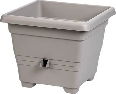Zdjęcie produktu dla Donica samonawadniająca Plastia Bergamot - taupe 50x50 cm