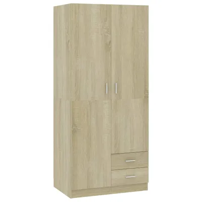 Immagine prodotto di vidaXL Armadio rovere Sonoma 80x52x180 cm materiale a base di legno