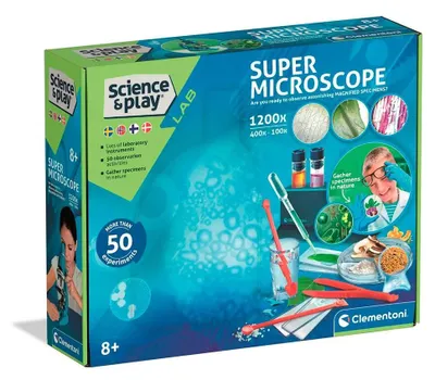 Productafbeelding van Kinder microscoop, vergroting 1200x, 50 experimenten