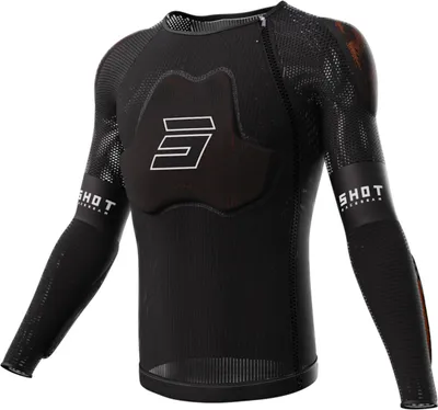 Produktbild von Shot Race D3O Protektorenshirt, schwarz, 2XL