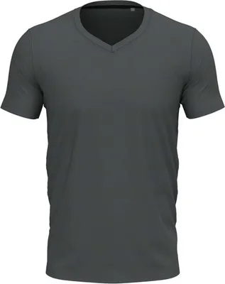Produktbild von Stedman ST9610 | V-Neck Clive Herren T-Shirt - Farbe: Slate Grey (Solid) - Größe: S