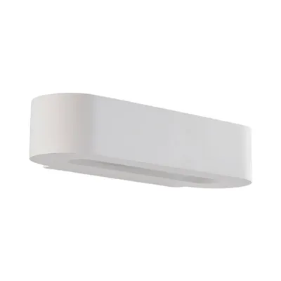 Produktbild von Lindby Wandleuchte Fioni, weiß, Gips, G9, 6,5 cm, bemalbar