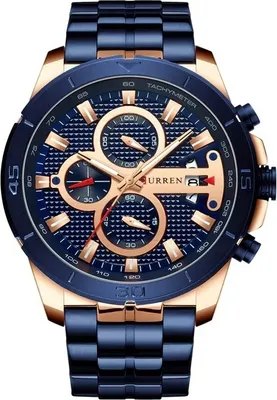 Produktbild von CURREN ST-6216 Herrenuhr Blau – Elegantes Design KP6216
