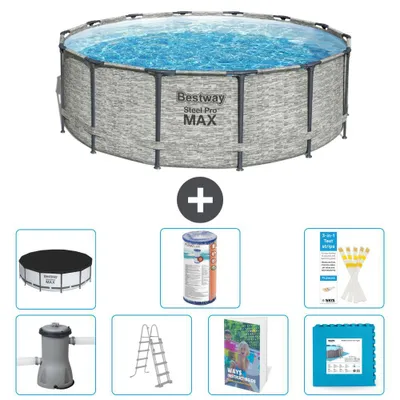 Obrázok produktu pre Bestway Steel Pro MAX okrúhly – 427 x 122 cm – 8-dielny S602