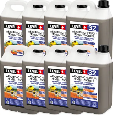 Produktbild von Weichmacher für Mörtel 40L, ersetzt Kalk in Mauer- und Putzmörteln, Plastifizierer für Zementmörtel und Putz RM32