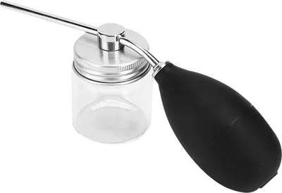 Image de Vaporisateur de fibres capillaires, portable, rechargeable, avec pompe à poudre