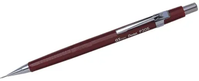 Immagine prodotto di Pentel P205-B Matita meccanica P205, rossa, spessore mina: 0,5 mm