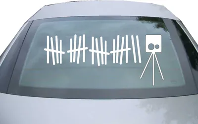Produktbild von Indigos UG - Aufkleber Heckscheibe & Motorklappe DE2025 - weiß - 600x257 mm -  - Auto Scheiben Fenster Heckklappe Tuning Racing JDM - Die cut