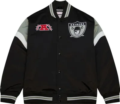 Produktbild von M&N Heavyweight Satin Jacke NFL Oakland Raiders - XL