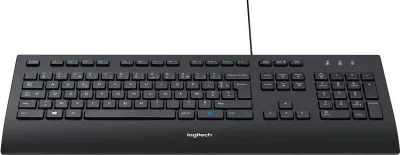 Produktbild von Logitech K280E Pro f/ Business, Volle Größe (100%), Kabelgebunden, USB, AZERTY, Schwarz
