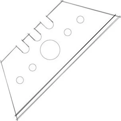 Produktbild von Trapezklingen, 10 Stück WBG207 3N5H