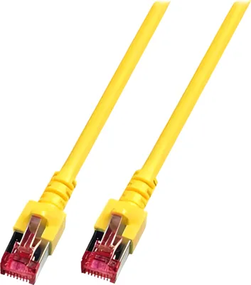 Produktbild von EFB RJ45 Patchkabel S/FTP, Cat.6, LSZH, 0.25m, gelb