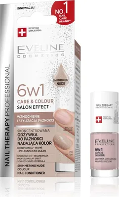 Produktbild von EVELINE Nail Therapy Professional Care&Colour 6in1 Farbgebender Nagelconditioner - Schimmerndes Nude 5 ml