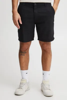 Image de !Solid SDAurelius - Short en lin pour homme, style chino, bermuda, coupe classique