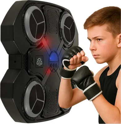 Immagine prodotto di Scudo da pugilato allenatore da parete musica LED guanti USB