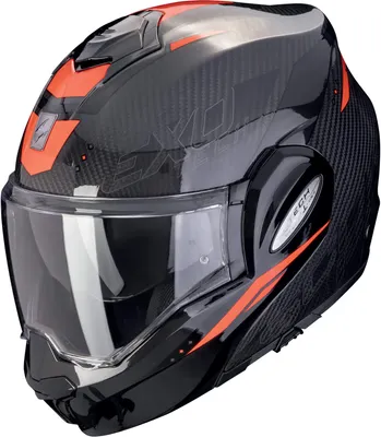 Obrázek produktu pro Přilba Scorpion Exo-Tech Evo Carbon Rover, černá/červená, XS (54/55)