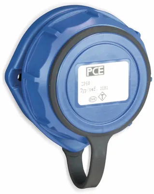 Produktbild von PCE Anbaudose Nautilus, IP68, oval, 75x75 mm, mit Deckelband