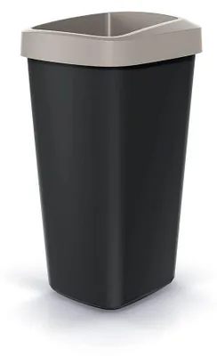 Produktbild von Prosperplast COMPACTA Q DROP Abfallbehälter – Volumen: 25 l, Farbe: hellbraun