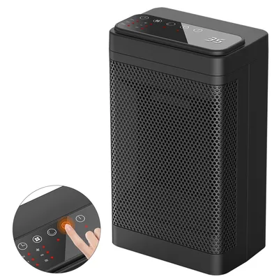 Produktbild von PTC Heizlüfter 1500W, Schnellheizer mit Oszillation 60°, Digitalanzeige, 3 Heizstufen, Überhitzungsschutz, Heizgerät mit Fernbedienung