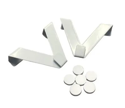 Produktbild von Easyfix Aluminium-Fensterhaken 2er Pack weiß