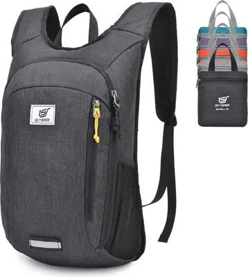 Produktbild von SKYSPER 10L Ultraleichter Faltbarer Tagesrucksack für Wandern, Reisen, Städtetrips