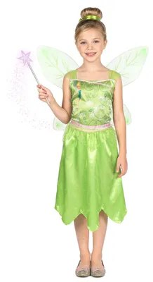 Zdjęcie produktu dla Kostium Tinkerbell Basic Disney dla dziewczynek Zielony - 98/104 (3-4 lata)