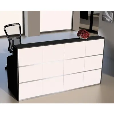 Zdjęcie produktu dla Design Recepcja Recepcja Cento 2 m Biały Antracyt