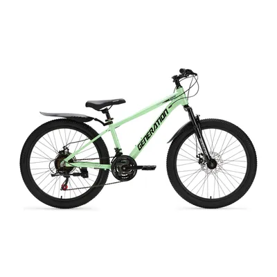 Zdjęcie produktu dla Generation GT100 24 cale, kolor miętowy – rower dziecięcy z błotnikami