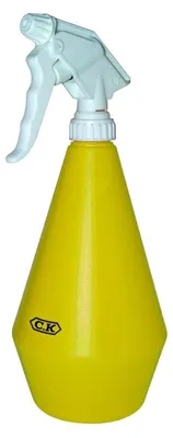 Sprayflasche 1 L, Polycarbonat, gelb/weiß, verstellbar
