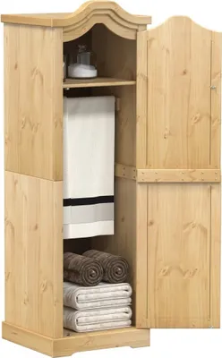 Produktbild von Möbel Kleiderschrank Corona 55x52x170 cm Massivholz Kiefer - Kleiderschränke &49840