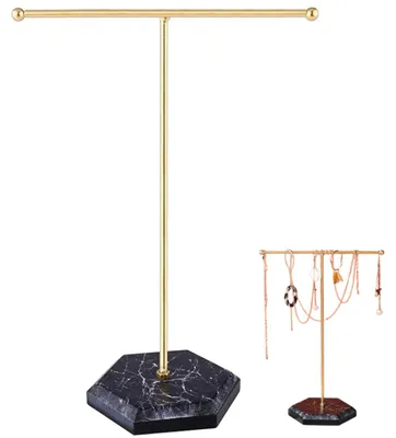 Schmuckständer Organizer Gold & Schwarz, 0,14 kg