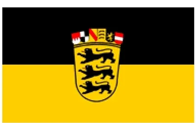 Produktbild von Flagge Baden-Württemberg 90 x 150 cm Fahne Bundesland Hissfahne Hissflagge Sturmflagge
