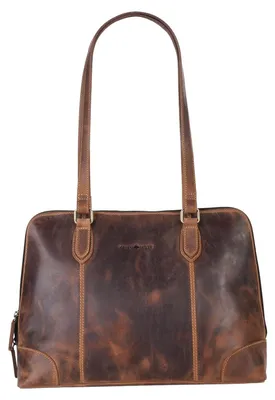 Zdjęcie produktu dla Greenburry Vintage Shopper Bag Leather 37 cm przegroda na laptopa