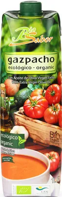 Obrázok produktu pre Gazpacho (Španielská Zeleninová Polievka)1 L - Biosabor