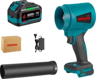 Image de Turbo-souffleur électrique, moteur sans balais, haute efficacité, 1 batterie Prise UE